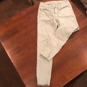 LC Lauren Conrad mint green skinny jeans